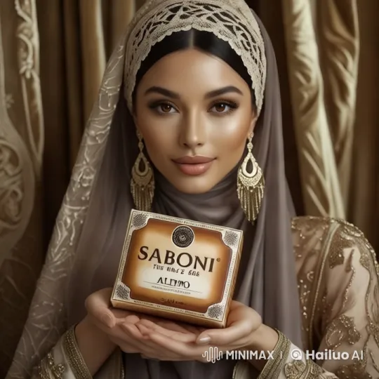 Luxurious Bathroom with Saboni Soap - Elegant Oriental Charm – AI Generated Video | Hailuo AI