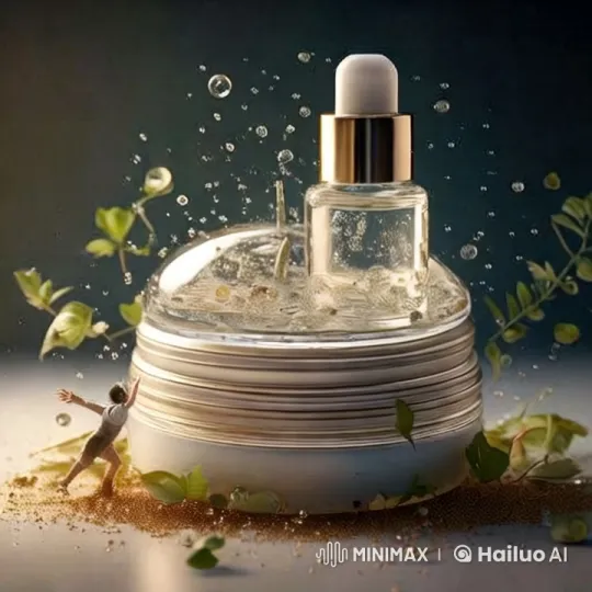 Luxurious Cosmetic Display with Whimsical Touch – AI Generated Video | Hailuo AI