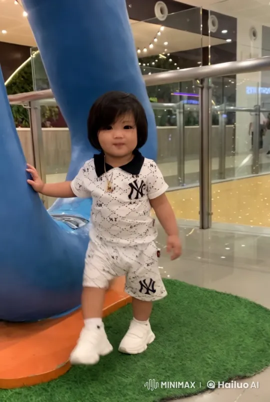 Child Showcases Energy with Dance and Kung Fu Moves – AI Generated Video | Hailuo AI