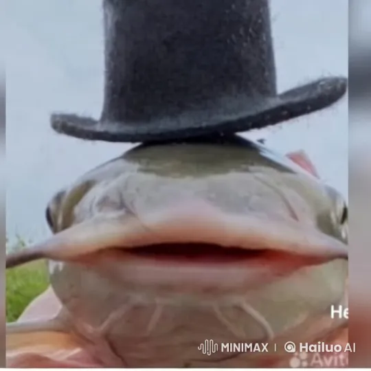 Fish in Top Hat: Whimsical Tracking Shot – AI Generated Video | Hailuo AI