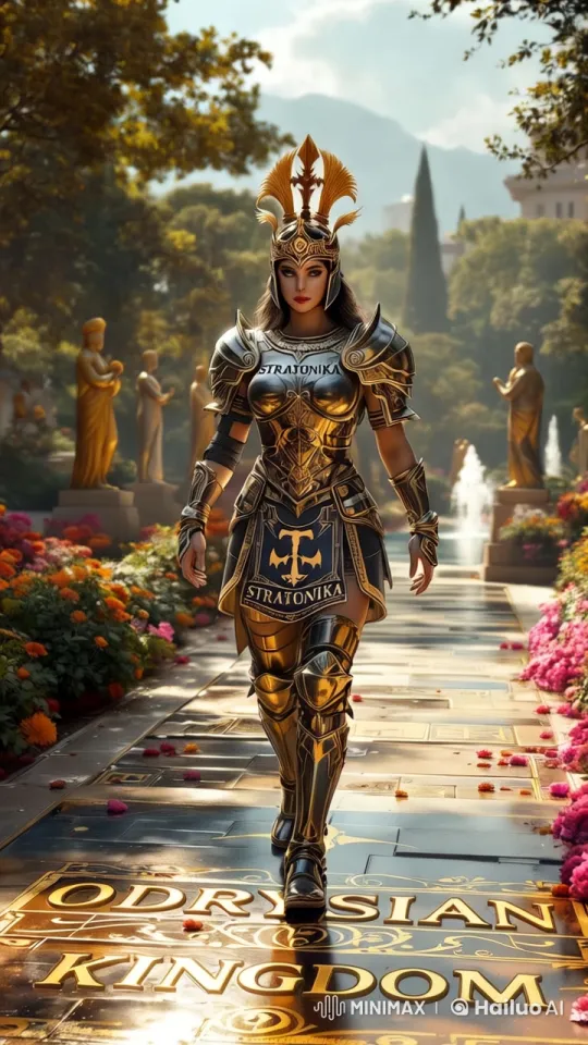 Stratonika: A Warrior's Majestic Journey Through Fantasy – AI Generated Video | Hailuo AI