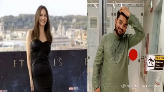 Live2D Animation of Two Characters Coordinating for an Intimate Kiss – AI Generated Video | Hailuo AI