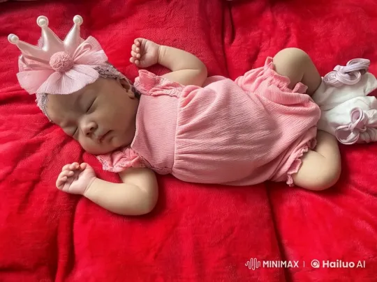 Baby in Pink Crown Performs Martial Arts in Live2D Animation – AI Generated Video | Hailuo AI