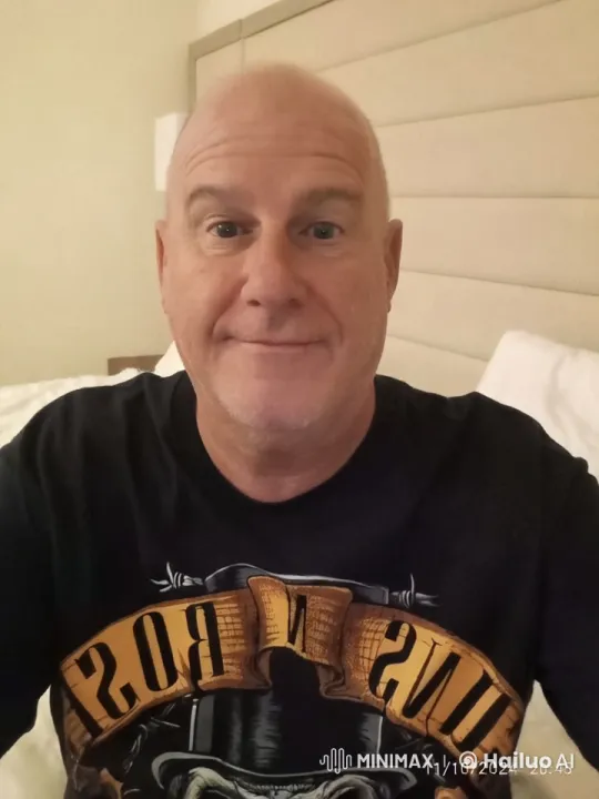 Bald Man Humorously Polishes Head for Shine – AI Generated Video | Hailuo AI