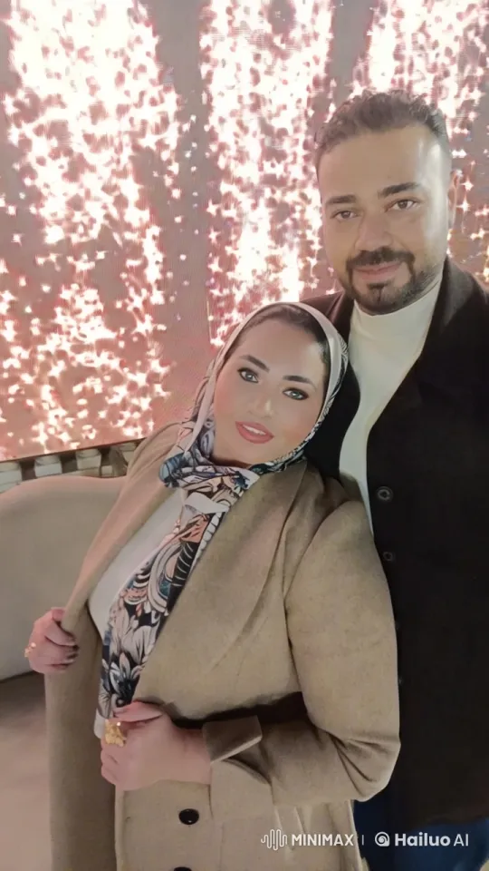 Couple Shares Intimate Kiss Under Sparkling Lights – AI Generated Video | Hailuo AI