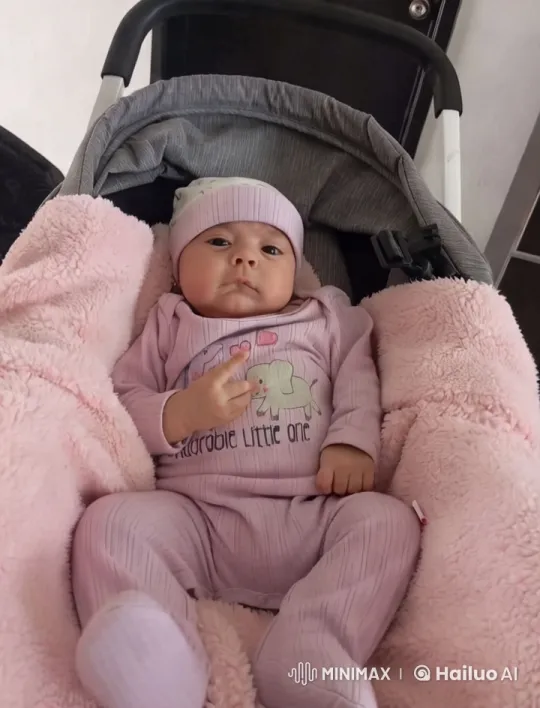 Baby's Gentle Kungfu Dance in Cozy Stroller Setting – AI Generated Video | Hailuo AI
