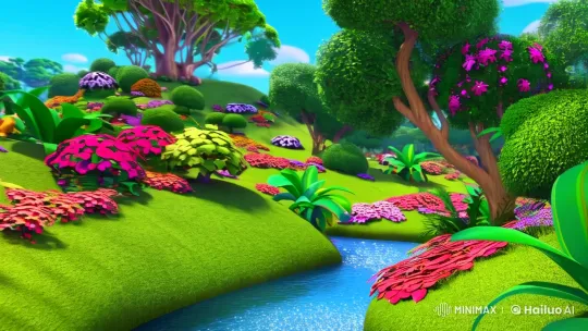 Colorful Jungle Adventure with Laughing Sloth – AI Generated Video | Hailuo AI