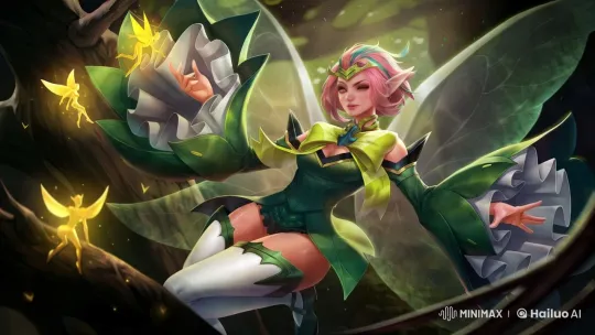 Magical Fairy in Enchanted Forest with Glowing Companions – AI Generated Video | Hailuo AI