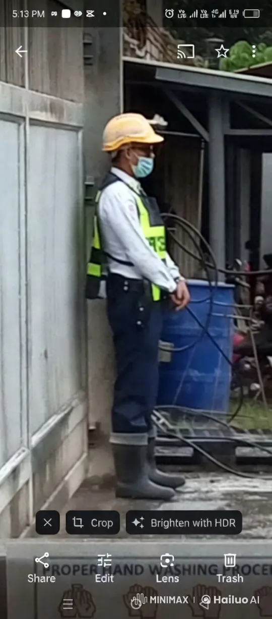 Security Guard Surprises with Kung Fu Dance in Industrial Setting – AI Generated Video | Hailuo AI