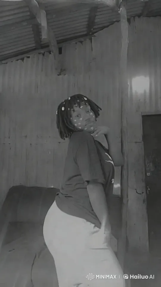 Young Woman in Rustic Room: Playful Pose with Intimate Lighting – AI Generated Video | Hailuo AI