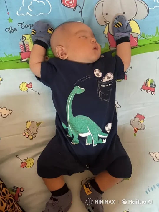 Baby Dancing and Playing on Colorful Play Mat – AI Generated Video | Hailuo AI