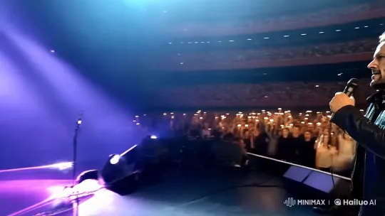Rockstar Lead Singer Performer Captivates Audience – AI Generated Video | Hailuo AI