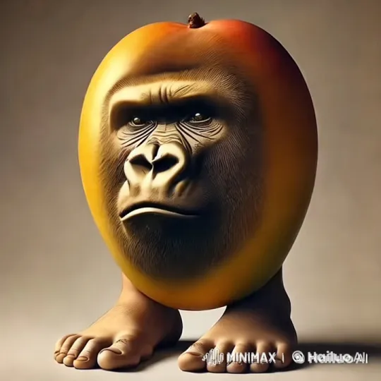 Orange Fruit with Feet Dances and Flies Gracefully – AI Generated Video | Hailuo AI