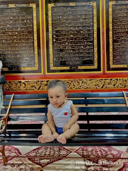 Young Child Practicing Kungfu in Ornate Setting – AI Generated Video | Hailuo AI