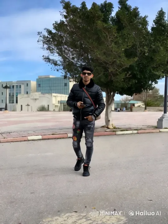 Young Man in Modern Cityscape: Aesthetic Tracking Shot – AI Generated Video | Hailuo AI