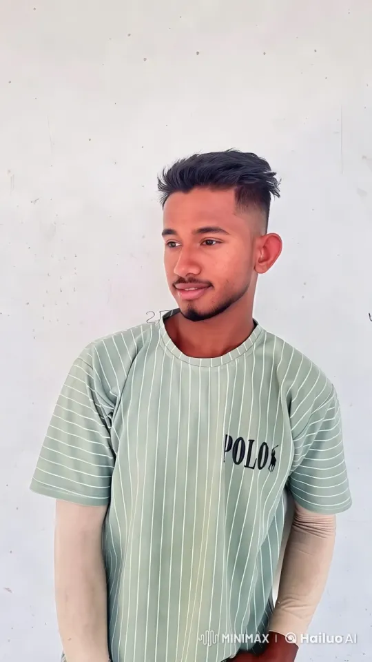 Young Man in Striped Shirt with Dynamic Camera Work – AI Generated Video | Hailuo AI