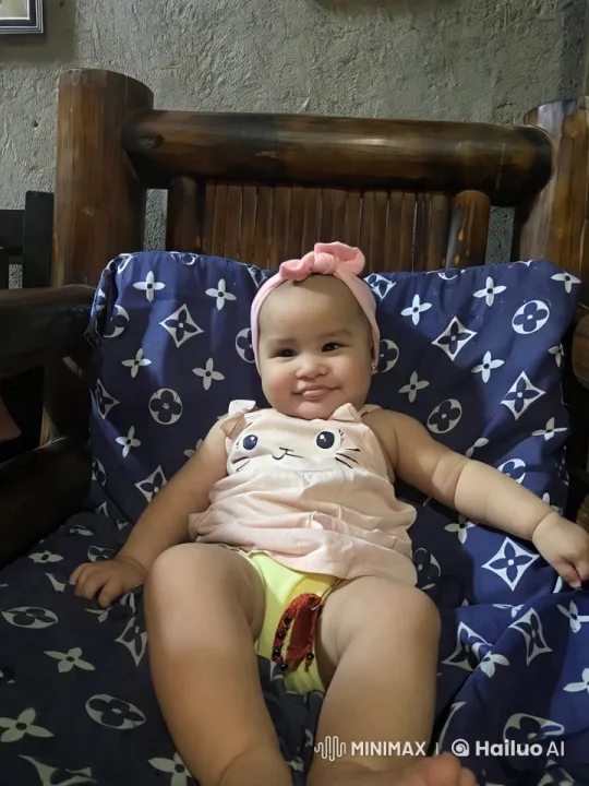 Baby Dancing with Joy on Wooden Chair – AI Generated Video | Hailuo AI
