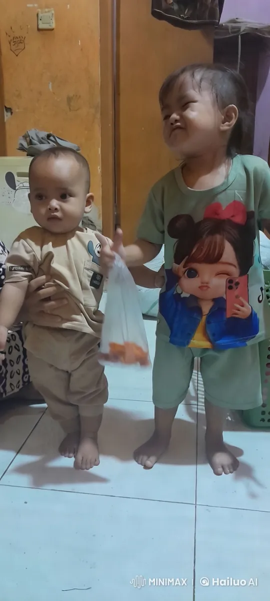 Children's Playful Kungfu Display in Rustic Setting – AI Generated Video | Hailuo AI