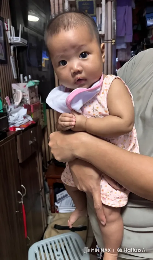 Baby Dancing Joyfully in Cozy Room with Adult Support – AI Generated Video | Hailuo AI