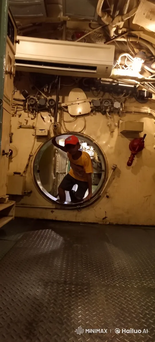 Young Boy Explores Industrial Hatch in Animated Video – AI Generated Video | Hailuo AI