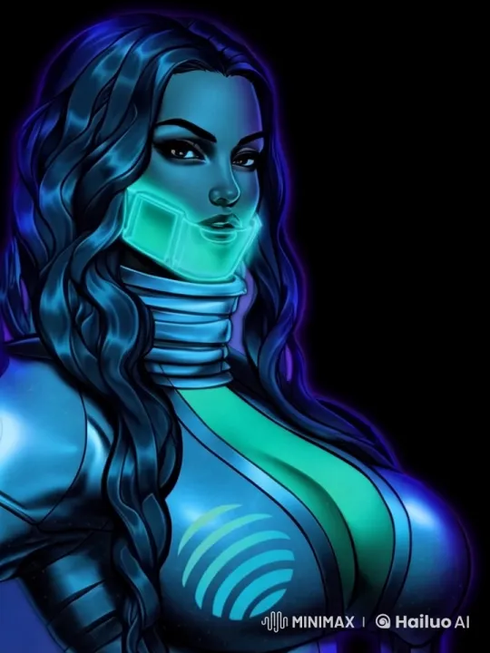 Futuristic Figure in Live2D with Dynamic Details – AI Generated Video | Hailuo AI