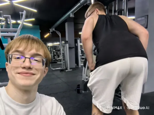 Gym Atmosphere with Subtle Movements and Reflective Surfaces – AI Generated Video | Hailuo AI