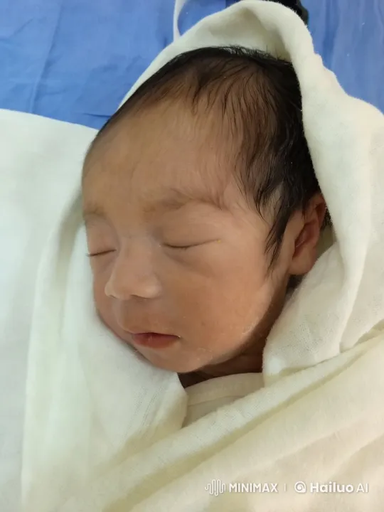 Baby in White Blanket: A Study in Softness and Purity – AI Generated Video | Hailuo AI