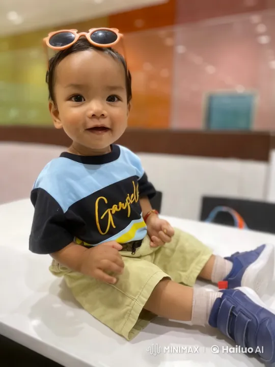 Toddler Showcases Energy and Coordination in Stylish Outfit – AI Generated Video | Hailuo AI