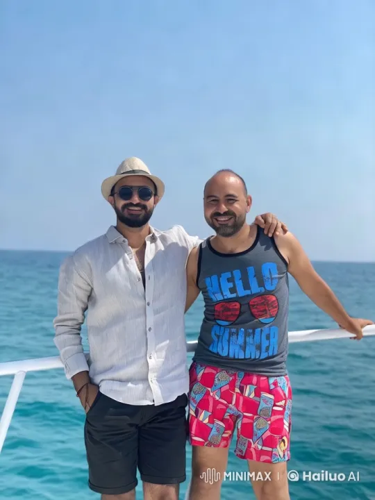 Dinosaurs Appear, Men Escape by Leaping into the Sea – AI Generated Video | Hailuo AI