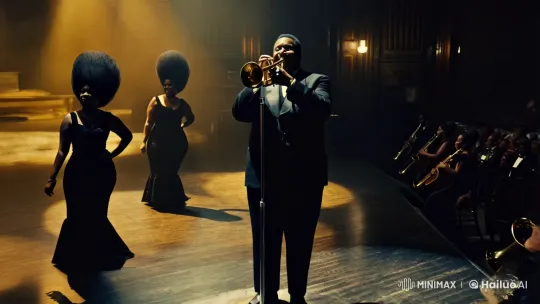 Jazz Era Mystery: Louis Armstrong in 8K Grandeur – AI Generated Video | Hailuo AI