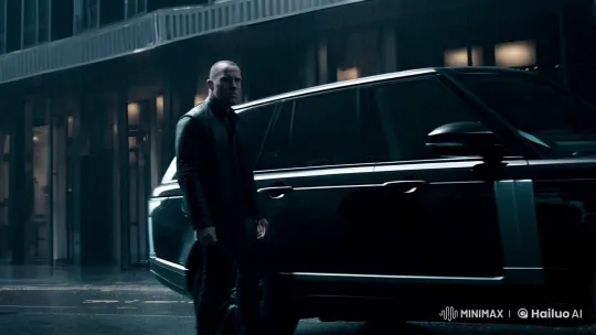 Hard Man Walks to Black Range Rover in Gritty London Scene – AI Generated Video | Hailuo AI