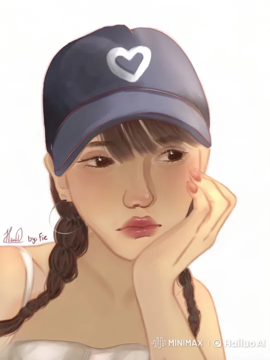 Gentle Breeze: Serene Live2D Animation of a Smiling Girl – AI Generated Video | Hailuo AI