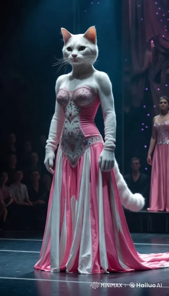 Chinese Ribbon Dance Performance Captured Gracefully – AI Generated Video | Hailuo AI