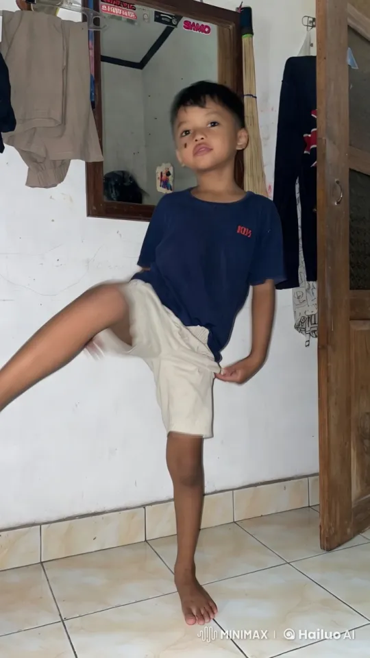 Young Boy Showcases Impressive Kungfu Skills – AI Generated Video | Hailuo AI
