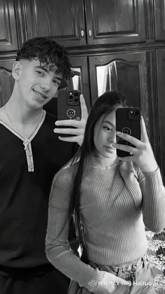 Couple Reflects Intimate Moment in Wardrobe Mirror – AI Generated Video | Hailuo AI