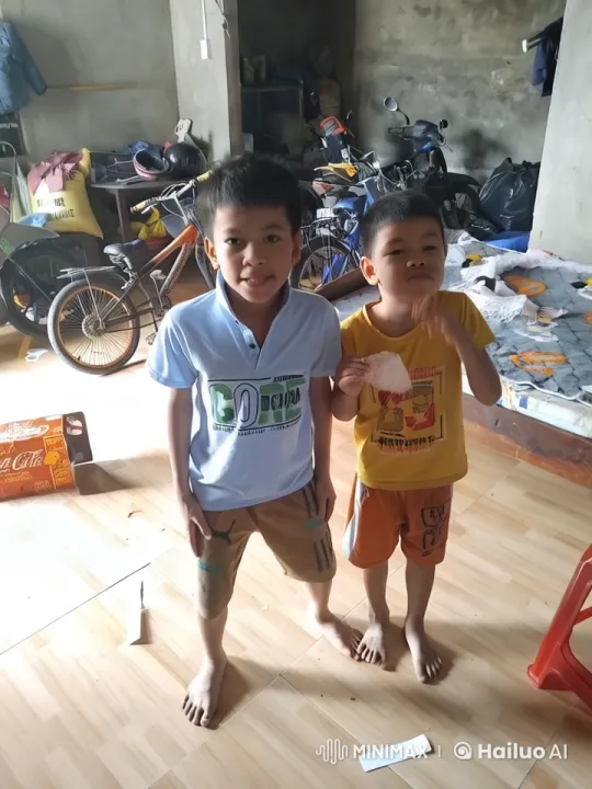 Boys' Playful Kungfu Fight in Cluttered Room – AI Generated Video | Hailuo AI