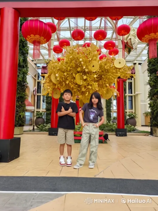 Children Perform Dynamic Kung Fu in Festive Live2D Setting – AI Generated Video | Hailuo AI