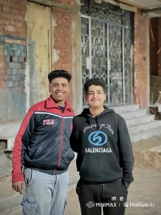 Young Men Argue and Fight in Front of Old Building – AI Generated Video | Hailuo AI
