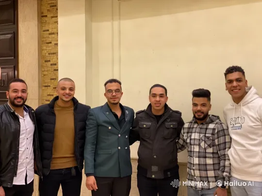 Six Men Witness Sudden Fight in Well-Lit Room – AI Generated Video | Hailuo AI