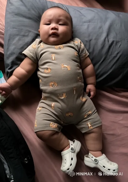 Baby Dancing Joyfully in Cozy Onesie – AI Generated Video | Hailuo AI