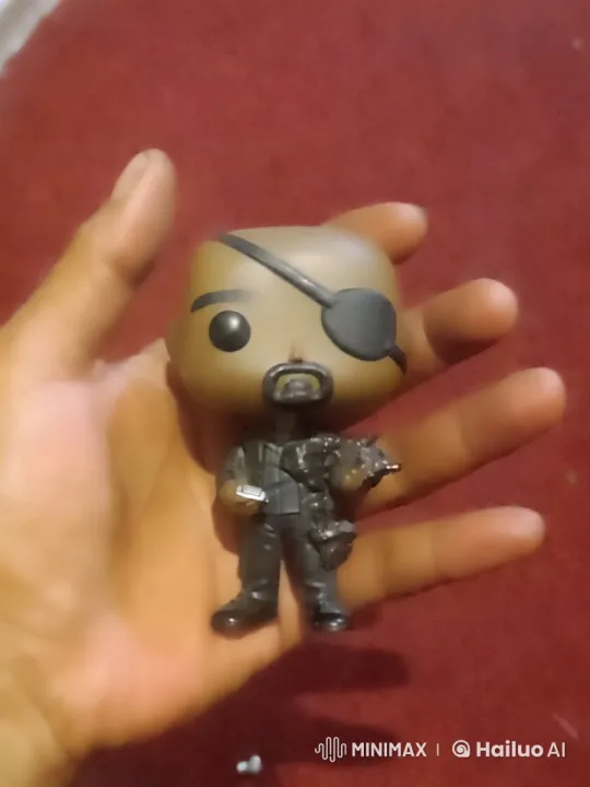 Mini Figure's Determined Descent on a Hand – AI Generated Video | Hailuo AI