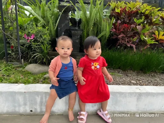 Toddlers Play Kungfu and Dance in Garden Paradise – AI Generated Video | Hailuo AI