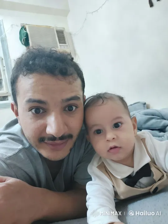 Man and Baby's Joyful Play and Dance in Cozy Room – AI Generated Video | Hailuo AI