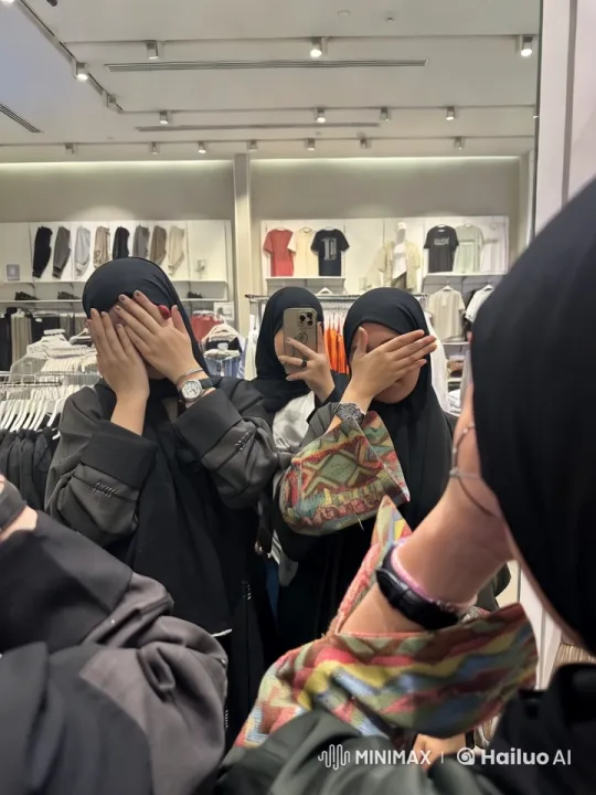 High-End Clothing Store: Fashionable Women in Abayas – AI Generated Video | Hailuo AI