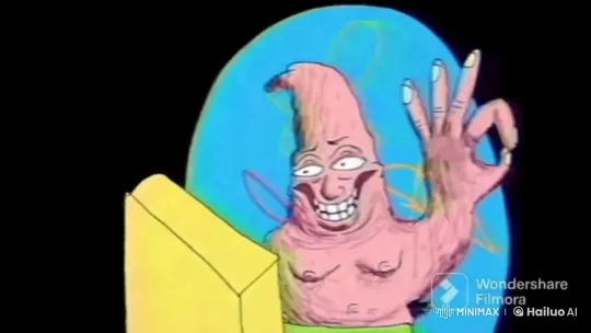 Desperate Character Faces Tsunami Shock in Bikini Bottom – AI Generated Video | Hailuo AI