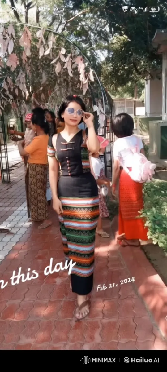 Young Woman Embraces Cultural Pride, Ready to Soar – AI Generated Video | Hailuo AI