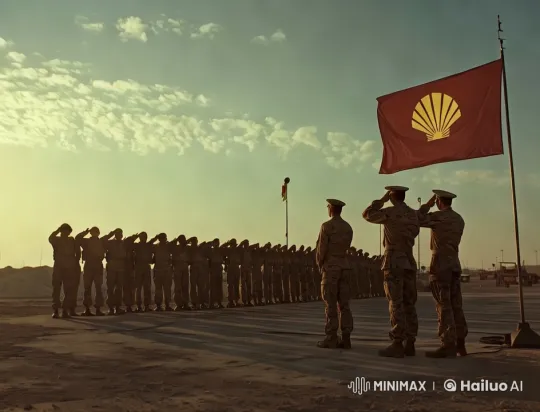 Military Salute: Precision and Serenity in Ceremony – AI Generated Video | Hailuo AI