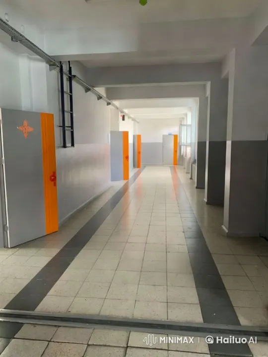 School Hallway Bursting with Activity – AI Generated Video | Hailuo AI