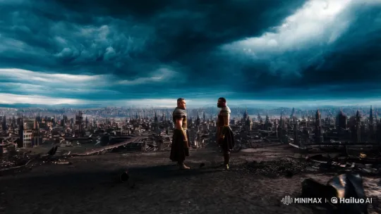 Epic Battle: Heroic Standoff to Climactic Finale – AI Generated Video | Hailuo AI