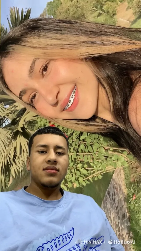 Romantic Kiss in Lush Green Setting – AI Generated Video | Hailuo AI
